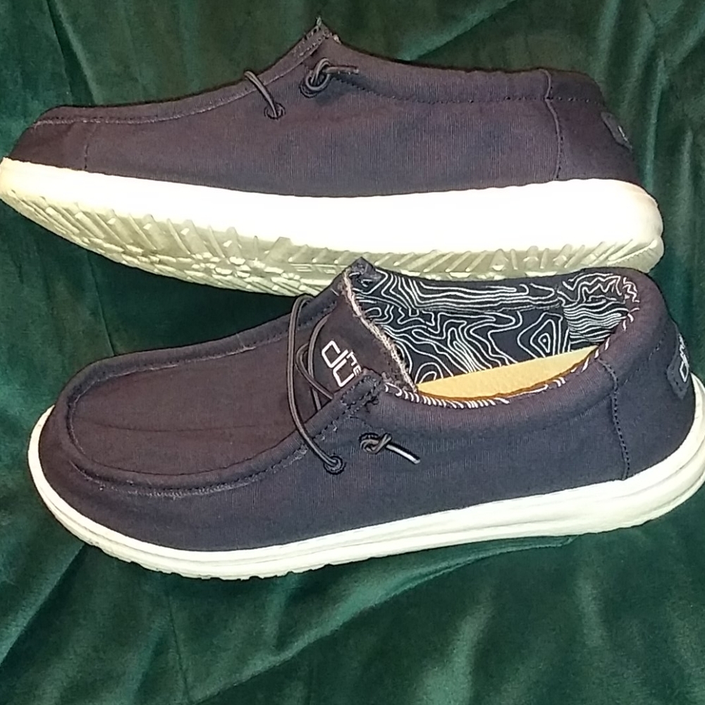 Heydude Canvas "Wally Youth" Navy Y6/W7